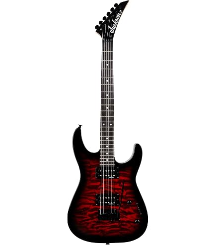 Amazon.com: Jackson JS11 Dinky Electric Guitar - Metallic Red